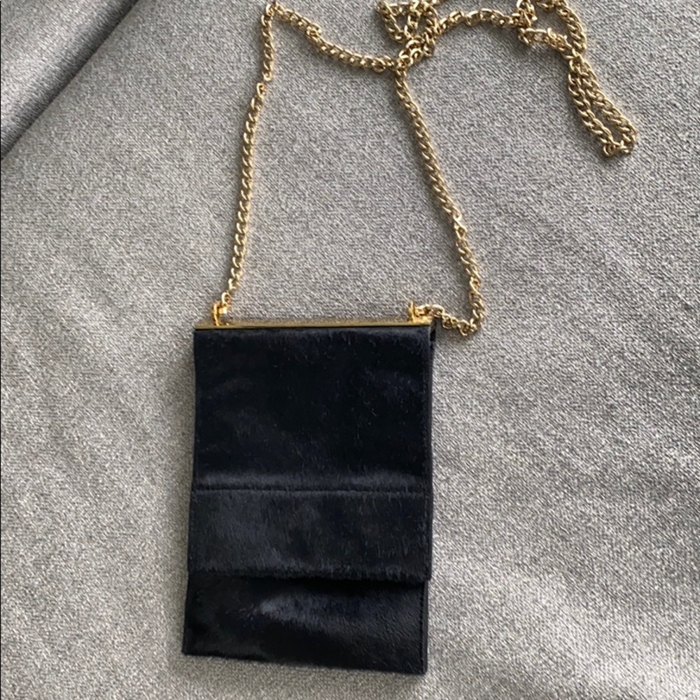 BCBG Maxazria faux fur Messenger bag